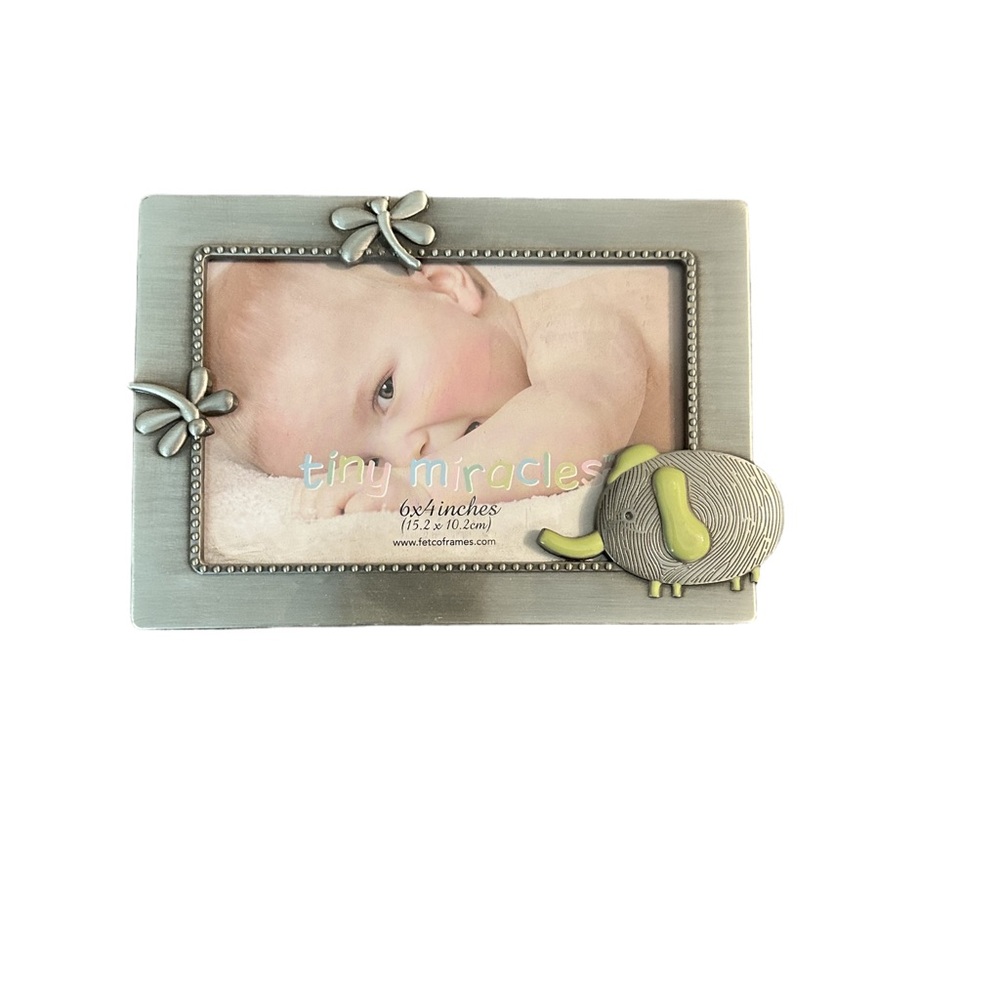 Tiny Miracles 6x4 Silver Elephant Photo Frame